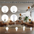 VenCore 6373-10014 - 3xE27 Bulb Adaptor 3x60W Max - Αντάπτορας - Μετατροπέας από 1xE27 σε 3xE27 Ντουί 0 έως 230 Volt Μέγιστη Θερμοκρασία έως 160C & 3x60 Watt Μέγιστο Φορτίο