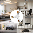 VenCore 6373-10014 - 3xE27 Bulb Adaptor 3x60W Max - Αντάπτορας - Μετατροπέας από 1xE27 σε 3xE27 Ντουί 0 έως 230 Volt Μέγιστη Θερμοκρασία έως 160C & 3x60 Watt Μέγιστο Φορτίο