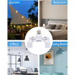 VenCore 6373-10015 - 4xE27 Bulb Adaptor 4x60W Max - Αντάπτορας - Μετατροπέας από 1xE27 σε 4xE27 Ντουί 0 έως 230 Volt Μέγιστη Θερμοκρασία έως 160C & 4x60 Watt Μέγιστο Φορτίο