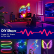 VenCore 6174-10001 - Set LED Strip RGB+IC 5m ip67 WiFi & Remote - Σετ 5 Μέτρων Ταινία LED Αδιάβροχη IP67 RGB+Digital IC WiFi με Ασύρματο Controller & Τροφοδοτικό