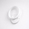 VenCore Velora White 6093-20050 - Μοντέρνο Επιτοίχιο Φωτιστικό Απλίκα LED 12W Λευκό Αλουμίνιο με Ρυθμιζόμενο CCT Λευκό - Ημέρας - Θερμό - Χειρισμός CCT μέσω Διακόπτη On-Off