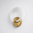 VenCore Velora Gold 6093-20052 - Μοντέρνο Επιτοίχιο Φωτιστικό Απλίκα LED 12W Χρυσό Αλουμίνιο με Ρυθμιζόμενο CCT Λευκό - Ημέρας - Θερμό - Χειρισμός CCT μέσω Διακόπτη On-Off