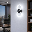 VenCore Eterna Black 6093-20053 - Μοντέρνο Επιτοίχιο Φωτιστικό Απλίκα LED 12W Μαύρο Αλουμίνιο με Ρυθμιζόμενο CCT Λευκό - Ημέρας - Θερμό - Χειρισμός CCT μέσω Διακόπτη On-Off