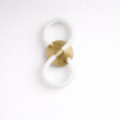 VenCore Eterna Gold 6093-20056 - Μοντέρνο Επιτοίχιο Φωτιστικό Απλίκα LED 12W Χρυσό Αλουμίνιο με Ρυθμιζόμενο CCT Λευκό - Ημέρας - Θερμό - Χειρισμός CCT μέσω Διακόπτη On-Off