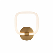 VenCore Seren Gold 6093-20064 - Μοντέρνο Επιτοίχιο Φωτιστικό Απλίκα LED 12W Χρυσό Αλουμίνιο με Ρυθμιζόμενο CCT Λευκό - Ημέρας - Θερμό - Χειρισμός CCT μέσω Διακόπτη On-Off