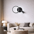 VenCore Novaris Silver 6093-20071 - Μοντέρνο Επιτοίχιο Φωτιστικό Απλίκα LED 12W Ασημί Αλουμίνιο με Ρυθμιζόμενο CCT Λευκό - Ημέρας - Θερμό - Χειρισμός CCT μέσω Διακόπτη On-Off