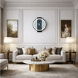 VenCore Chronor White 6093-20084 - Μοντέρνο Επιτοίχιο Φωτιστικό Απλίκα LED 12W Λευκό Αλουμίνιο με Ρυθμιζόμενο CCT Λευκό - Ημέρας - Θερμό - Χειρισμός CCT μέσω Διακόπτη On-Off