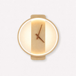 VenCore Chronor Gold 6093-20085 - Μοντέρνο Επιτοίχιο Φωτιστικό Απλίκα LED 12W Χρυσό Αλουμίνιο με Ρυθμιζόμενο CCT Λευκό - Ημέρας - Θερμό - Χειρισμός CCT μέσω Διακόπτη On-Off