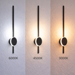 VenCore Axion Silver 6093-20096 - Μοντέρνο Επιτοίχιο Φωτιστικό Απλίκα LED 12W Ασημί Αλουμίνιο με Ρυθμιζόμενο CCT Λευκό - Ημέρας - Θερμό - Χειρισμός CCT μέσω Διακόπτη On-Off - Μ45.5 x Π11 x Υ5.5cm
