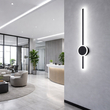 VenCore Axion Silver 6093-20096 - Μοντέρνο Επιτοίχιο Φωτιστικό Απλίκα LED 12W Ασημί Αλουμίνιο με Ρυθμιζόμενο CCT Λευκό - Ημέρας - Θερμό - Χειρισμός CCT μέσω Διακόπτη On-Off - Μ45.5 x Π11 x Υ5.5cm