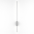 VenCore Lineon Silver 6093-20116 - Μοντέρνο Επιτοίχιο Φωτιστικό Απλίκα LED 60CM 12W Ασημί Αλουμίνιο με Ρυθμιζόμενο CCT Λευκό - Ημέρας - Θερμό - Χειρισμός CCT μέσω Διακόπτη On-Off