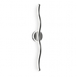 VenCore Velaris Black 6093-20150 - Μοντέρνο Επιτοίχιο Φωτιστικό Απλίκα LED 40CM 10W Μαύρο Αλουμίνιο με Ρυθμιζόμενο CCT Λευκό - Ημέρας - Θερμό - Χειρισμός CCT μέσω Διακόπτη On-Off