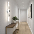 VenCore Velaris White 6093-20151 - Μοντέρνο Επιτοίχιο Φωτιστικό Απλίκα LED 40CM 10W Λευκό Αλουμίνιο με Ρυθμιζόμενο CCT Λευκό - Ημέρας - Θερμό - Χειρισμός CCT μέσω Διακόπτη On-Off