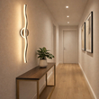 VenCore Velaris White 6093-20151 - Μοντέρνο Επιτοίχιο Φωτιστικό Απλίκα LED 40CM 10W Λευκό Αλουμίνιο με Ρυθμιζόμενο CCT Λευκό - Ημέρας - Θερμό - Χειρισμός CCT μέσω Διακόπτη On-Off