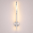 VenCore Twynor Silver 6093-20156 - Μοντέρνο Επιτοίχιο Φωτιστικό Απλίκα LED 40CM 10W Ασημί Αλουμίνιο με Ρυθμιζόμενο CCT Λευκό - Ημέρας - Θερμό - Χειρισμός CCT μέσω Διακόπτη On-Off