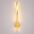 VenCore Twynor Gold 6093-20157 - Μοντέρνο Επιτοίχιο Φωτιστικό Απλίκα LED 40CM 10W Χρυσό Αλουμίνιο με Ρυθμιζόμενο CCT Λευκό - Ημέρας - Θερμό - Χειρισμός CCT μέσω Διακόπτη On-Off