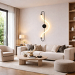 VenCore Fluvaris Gold 6093-20173 - Μοντέρνο Επιτοίχιο Φωτιστικό Απλίκα LED 12W Χρυσό Αλουμίνιο με Ρυθμιζόμενο CCT Λευκό - Ημέρας - Θερμό - Χειρισμός CCT μέσω Διακόπτη On-Off