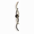 VenCore Serelis Black 6093-20142 - Μοντέρνο Επιτοίχιο Φωτιστικό Απλίκα LED 100CM 14W Μαύρο Αλουμίνιο με Ρυθμιζόμενο CCT Λευκό - Ημέρας - Θερμό - Χειρισμός CCT μέσω Διακόπτη On-Off