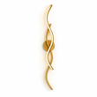 VenCore Serelis Gold 6093-20145 - Μοντέρνο Επιτοίχιο Φωτιστικό Απλίκα LED 100CM 14W Χρυσό Αλουμίνιο με Ρυθμιζόμενο CCT Λευκό - Ημέρας - Θερμό - Χειρισμός CCT μέσω Διακόπτη On-Off