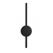 VenCore Axion Black 6093-20094 - Μοντέρνο Επιτοίχιο Φωτιστικό Απλίκα LED 12W Μαύρο Αλουμίνιο με Ρυθμιζόμενο CCT Λευκό - Ημέρας - Θερμό - Χειρισμός CCT μέσω Διακόπτη On-Off - Μ45.5 x Π11 x Υ5.5cm
