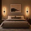 VenCore Axion Black 6093-20094 - Μοντέρνο Επιτοίχιο Φωτιστικό Απλίκα LED 12W Μαύρο Αλουμίνιο με Ρυθμιζόμενο CCT Λευκό - Ημέρας - Θερμό - Χειρισμός CCT μέσω Διακόπτη On-Off - Μ45.5 x Π11 x Υ5.5cm
