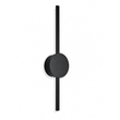 VenCore Axion Black 6093-20094 - Μοντέρνο Επιτοίχιο Φωτιστικό Απλίκα LED 12W Μαύρο Αλουμίνιο με Ρυθμιζόμενο CCT Λευκό - Ημέρας - Θερμό - Χειρισμός CCT μέσω Διακόπτη On-Off - Μ45.5 x Π11 x Υ5.5cm