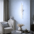 VenCore Stravon White 6093-20111 - Μοντέρνο Επιτοίχιο Φωτιστικό Απλίκα LED 60CM 12W Λευκό Αλουμίνιο με Ρυθμιζόμενο CCT Λευκό - Ημέρας - Θερμό - Χειρισμός CCT μέσω Διακόπτη On-Off