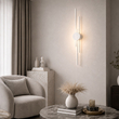 VenCore Stravon White 6093-20111 - Μοντέρνο Επιτοίχιο Φωτιστικό Απλίκα LED 60CM 12W Λευκό Αλουμίνιο με Ρυθμιζόμενο CCT Λευκό - Ημέρας - Θερμό - Χειρισμός CCT μέσω Διακόπτη On-Off