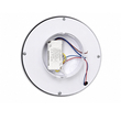 VenCore Noctis Black 6093-20013 - Μοντέρνο Επιτοίχιο Φωτιστικό Απλίκα LED 12W Μαύρο Αλουμίνιο με Ρυθμιζόμενο CCT Λευκό - Ημέρας - Θερμό - Χειρισμός CCT μέσω Διακόπτη On-Off - Φ21 x Υ5cm