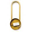 VenCore Solenne Gold 6093-20024 - Μοντέρνο Επιτοίχιο Φωτιστικό Απλίκα LED 12W Χρυσό Αλουμίνιο με Ρυθμιζόμενο CCT Λευκό - Ημέρας - Θερμό - Χειρισμός CCT μέσω Διακόπτη On-Off - Μ31.5 x Π12 x Υ6cm