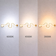 VenCore Nexora Gold 6093-20079 - Μοντέρνο Επιτοίχιο Φωτιστικό Απλίκα LED 38W Χρυσό Αλουμίνιο με Ρυθμιζόμενο CCT Λευκό - Ημέρας - Θερμό - Χειρισμός CCT μέσω Διακόπτη On-Off - Μ120 x Π33 x Υ6cm