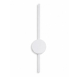 VenCore Axion White 6093-20095 - Μοντέρνο Επιτοίχιο Φωτιστικό Απλίκα LED 12W Λευκό Αλουμίνιο με Ρυθμιζόμενο CCT Λευκό - Ημέρας - Θερμό - Χειρισμός CCT μέσω Διακόπτη On-Off - Μ45.5 x Π11 x Υ5.5cm