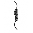VenCore Zevora Black 6093-20134 - Μοντέρνο Επιτοίχιο Φωτιστικό Απλίκα LED 12W Μαύρο Αλουμίνιο με Ρυθμιζόμενο CCT Λευκό - Ημέρας - Θερμό - Χειρισμός CCT μέσω Διακόπτη On-Off - Μ62 x Π8 x Υ5cm