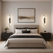 VenCore Zevora Black 6093-20134 - Μοντέρνο Επιτοίχιο Φωτιστικό Απλίκα LED 12W Μαύρο Αλουμίνιο με Ρυθμιζόμενο CCT Λευκό - Ημέρας - Θερμό - Χειρισμός CCT μέσω Διακόπτη On-Off - Μ62 x Π8 x Υ5cm