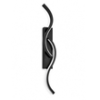 VenCore Zevora Black 6093-20134 - Μοντέρνο Επιτοίχιο Φωτιστικό Απλίκα LED 12W Μαύρο Αλουμίνιο με Ρυθμιζόμενο CCT Λευκό - Ημέρας - Θερμό - Χειρισμός CCT μέσω Διακόπτη On-Off - Μ62 x Π8 x Υ5cm
