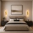 VenCore Zevora Gold 6093-20137 - Μοντέρνο Επιτοίχιο Φωτιστικό Απλίκα LED 12W Χρυσό Αλουμίνιο με Ρυθμιζόμενο CCT Λευκό - Ημέρας - Θερμό - Χειρισμός CCT μέσω Διακόπτη On-Off - Μ62 x Π8 x Υ5cm