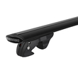 MENABO ΜΠΑΡΕΣ ΟΡΟΦΗΣ ΑΛΟΥΜΙΝΙΟΥ FENDER XL 134 cm ΣΕ ΜΑΥΡΟ ΧΡΩΜΑ ΓΙΑ Jeep Avenger (JJ) 01/2023 >  5πορτο / SUV ΜΕ RAISED RAILS - 2 ΤΕΜ. (14670/MB)