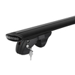 MENABO ΜΠΑΡΕΣ ΟΡΟΦΗΣ ΑΛΟΥΜΙΝΙΟΥ FENDER XL 134 cm ΣΕ ΜΑΥΡΟ ΧΡΩΜΑ ΓΙΑ Jeep Avenger (JJ) 01/2023 >  5πορτο / SUV ΜΕ RAISED RAILS - 2 ΤΕΜ. (14670/MB)
