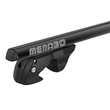 MENABO ΜΠΑΡΕΣ ΟΡΟΦΗΣ ΑΛΟΥΜΙΝΙΟΥ SHERMAN XL BLACK 135 cm ΣΕ ΜΑΥΡΟ ΧΡΩΜΑ ΓΙΑ Jeep Avenger (JJ) 01/2023 >  5πορτο / SUV ΜΕ RAISED RAILS (Παράλληλες Μπάρες με Κενό) - 2 ΤΕΜ. (12290/MB)
