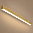 kelvo® ORION KLV-101-0364-V3 Γραμμικό Φωτιστικό Τοίχου / Απλίκα LED 72W 7200lm 120° AC 220-240V IP20 Ρυθμιζόμενο Λευκό CCT με Χειριστήριο από 2700K έως 6000K Dimmable - Lumileds SMD Chip - Χρυσό Πλατίνα - Μ120 x Π5 x Υ7cm - 3 Χρόνια Εγγύηση