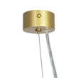 kelvo® ORION KLV-101-0364 Γραμμικό Κρεμαστό Φωτιστικό Οροφής LED 72W 7200lm 120° AC 220-240V IP20 Ρυθμιζόμενο Λευκό CCT με Χειριστήριο από 2700K έως 6000K Dimmable - Lumileds SMD Chip - Χρυσό Πλατίνα - Μ120 x Π5 x Υ7cm - 3 Χρόνια Εγγύηση