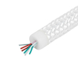 kelvo® GLOWFLEX KLV-101-0515 Ψηφιακή Pixel Addressable Ταινία Neon Flex με Πλεκτή Υφασμάτινη Επένδυση LED 14W/m 840lm/m 360° DC 24V Αδιάβροχο IP65 120 x SMD5054 Chip/m Πολύχρωμο RGB+WW Dimmable SPI/TTL Protocol IC TM1814 - Sanan SMD Chip - Μ1000 x Π2.2 x Υ2.2cm - Ρολό 10 Μέτρων - 6 Χρόνια Εγγύηση