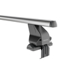 MENABO Ολοκληρωμένο Σετ Μπάρες Οροφής Αλουμινίου OMEGA M 112 cm σε Ασημί Χρώμα για Fiat Punto III (199) 5 doors 2012>2018 - 2 TEM. (9640/MB+13460/MB)