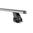 MENABO Ολοκληρωμένο Σετ Μπάρες Οροφής Αλουμινίου OMEGA M 112 cm σε Ασημί Χρώμα για Mercedes Benz GLC-Class (C253) Coupe 5 doors 2015>2023 - 2 τεμ. (10590/MB+13460/MB)