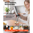 Καφετιέρα VEVOR Nitro Cold Brew Σύστημα Διανομέα Αζώτου 0,5L, Βαρέλι Καφέ για Οικιακή Παρασκευή, Φορητός Εγχυτήρας Αζώτου με Διανομέα και Βαλβίδα Εκτόνωσης Πίεσης, Δώρο για τους Λάτρεις του Καφέ