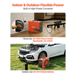Αεροσυμπιεστής VEVOR PCP 4500PSI PCP Συμπιεστής αεροβόλου & Ενσωματωμένος μετατροπέας, Αυτόματη διακοπή 350W DC12V/AC230V Φορητοί συμπιεστές φιάλης paintball για αεροβόλο, μπουκάλι καταδύσεων