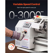 Τόρνος Μεταλλικών VEVOR 220 x 762 mm 1100W Επιτραπέζιος Τόρνος Μεταβλητής Ταχύτητας, Μέγιστη Ταχύτητα Άξονα 3000RPM, με Μεταλλικό Γρανάζι, Κινητήρας Χωρίς Ψήκτρες, 8 Μετρικά Σπειρώματα Imperial, για Μεταλλουργική Κατεργασία, Σπειροτόμηση, Τόρνευση