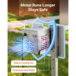 Ηλεκτρικό κιτ σούβλας VEVOR Rotisserie Grill 8 επιπέδων ύψους, ψησταριές BBQ, κιτ σούβλας με χωρητικότητα 60 kg, μοτέρ 38W, κιτ αυτόματου ψησίματος από ανοξείδωτο ατσάλι για πάρτι