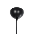 GLOBOSTAR® ARCWIRE LE-203-0015 Μοντέρνο Κρεμαστό Φωτιστικό Οροφής με Ντουί 1 x E27 AC 220-240V IP20 - Μαύρο - Μ25 x Π25 x Υ30cm