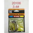 Αγκίστρια - Fishhook - 3.4mm - 920106